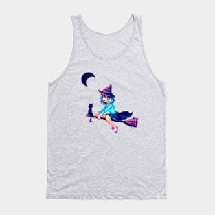 Pixel Witch's First Flight Tank Top